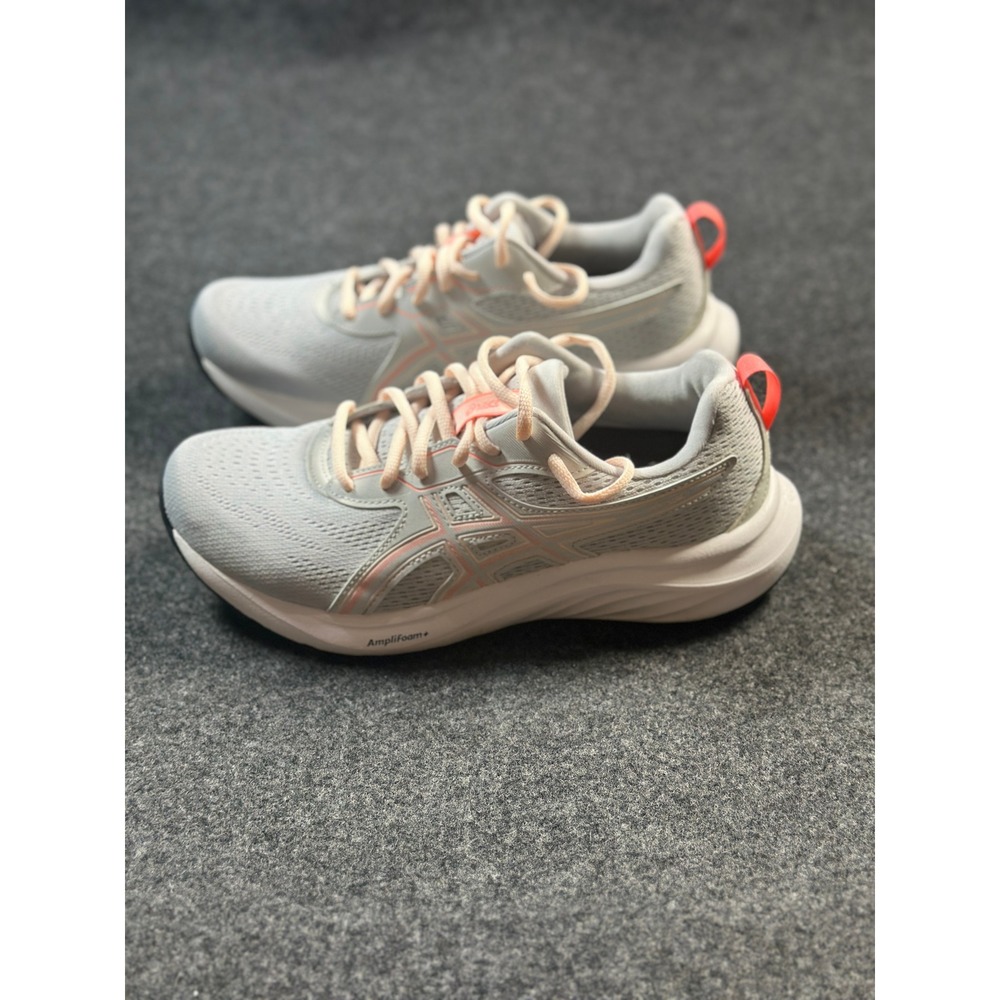 Asics Gel-Contend 9 Womens 8.5 Wide Running Shoes Grey Peach 1012B678 - Picture 3 of 11